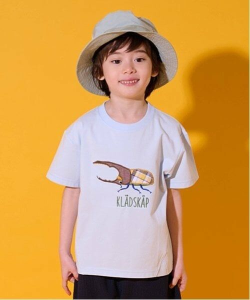 kladskap / クレードスコープ Tシャツ | 昆虫アップリケ半袖Tシャツ | 詳細19