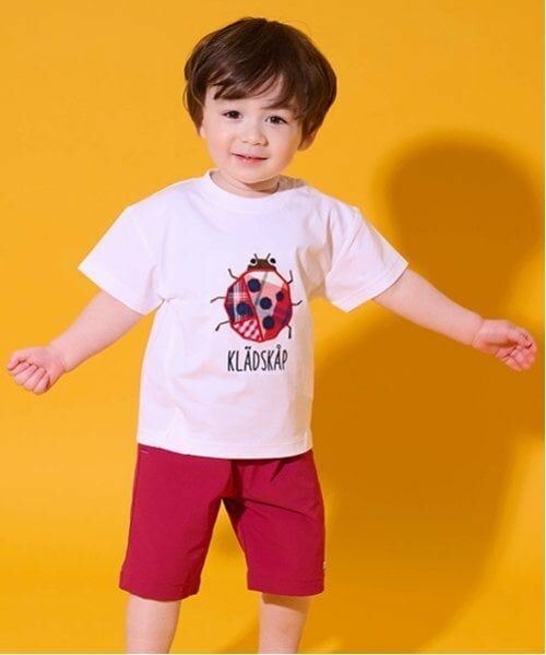 kladskap / クレードスコープ Tシャツ | 昆虫アップリケ半袖Tシャツ | 詳細22