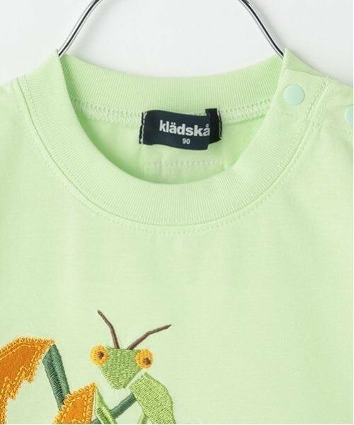 kladskap / クレードスコープ Tシャツ | 昆虫アップリケ半袖Tシャツ | 詳細3