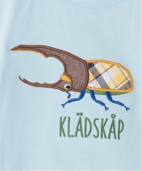 kladskap / クレードスコープ Tシャツ | 昆虫アップリケ半袖Tシャツ | 詳細6