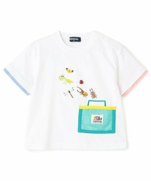 kladskap / クレードスコープ Tシャツ | 虫かごポケット半袖Tシャツ（白）