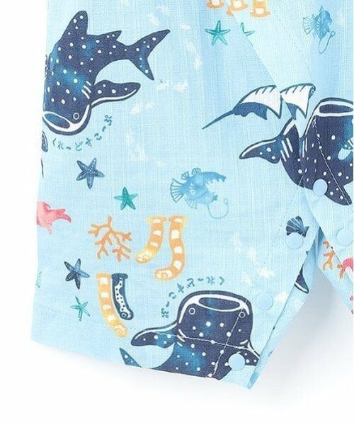 kladskap / クレードスコープ 着物・浴衣・小物類 | オーシャン柄甚平オール | 詳細7