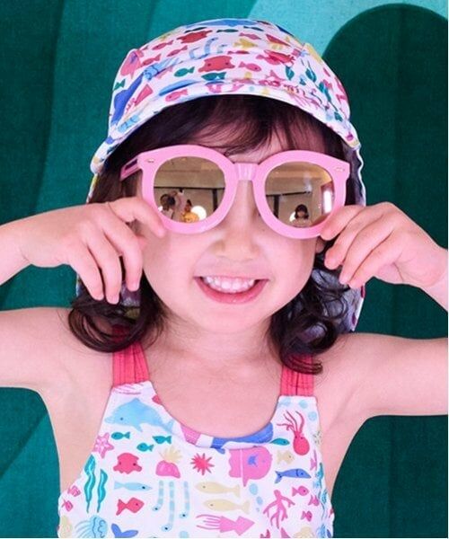 kladskap / クレードスコープ 水着・スイムグッズ | 【SWIM】総柄日除けつきスイムキャップ | 詳細10