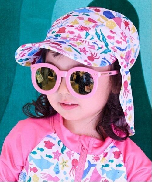 kladskap / クレードスコープ 水着・スイムグッズ | 【SWIM】総柄日除けつきスイムキャップ | 詳細11