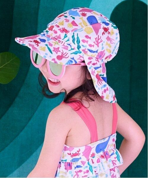 kladskap / クレードスコープ 水着・スイムグッズ | 【SWIM】総柄日除けつきスイムキャップ | 詳細12