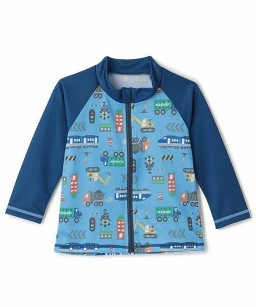 kladskap / クレードスコープ 水着・スイムグッズ | 【SWIM】乗り物総柄長袖ラッシュガード | 詳細1