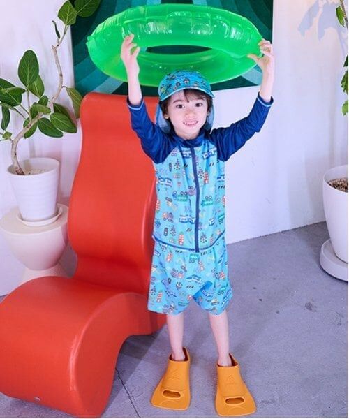 kladskap / クレードスコープ 水着・スイムグッズ | 【SWIM】乗り物総柄長袖ラッシュガード | 詳細12