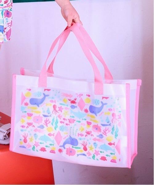 kladskap / クレードスコープ 水着・スイムグッズ | 【SWIM】総柄プールバッグ（ピンク）