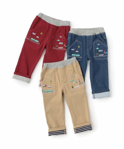 kladskap / クレードスコープ その他パンツ | 乗り物ロング丈ストレートパンツ | 詳細10