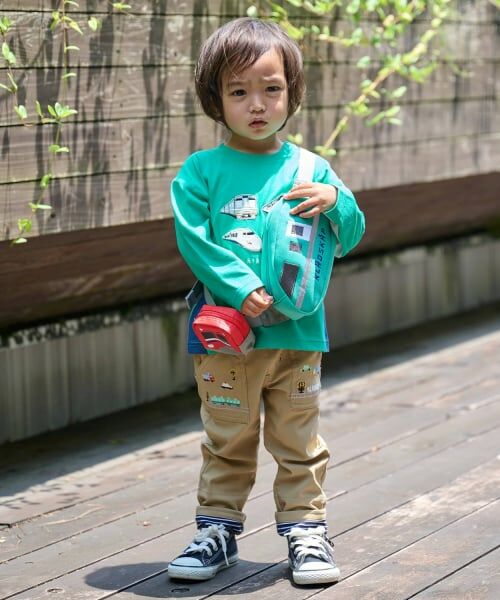 kladskap / クレードスコープ その他パンツ | 乗り物ロング丈ストレートパンツ | 詳細13