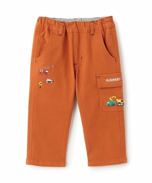 kladskap / クレードスコープ その他パンツ | 働く車ロング丈ペインターパンツ（レンガ）