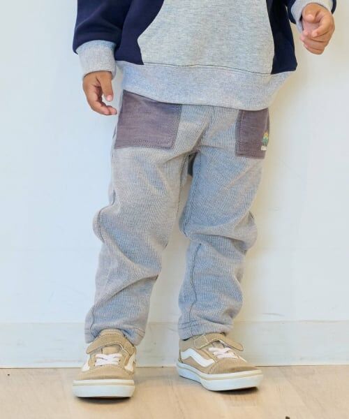 kladskap / クレードスコープ その他パンツ | 恐竜ロング丈テーパードパンツ（チャコール）