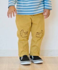 kladskap / クレードスコープ その他パンツ | 恐竜と火山ロング丈テーパードパンツ