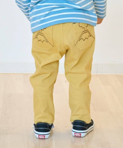 kladskap / クレードスコープ その他パンツ | 恐竜と火山ロング丈テーパードパンツ | 詳細13