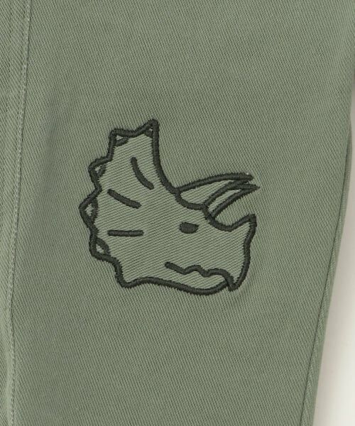 kladskap / クレードスコープ その他パンツ | 恐竜と火山ロング丈テーパードパンツ | 詳細4