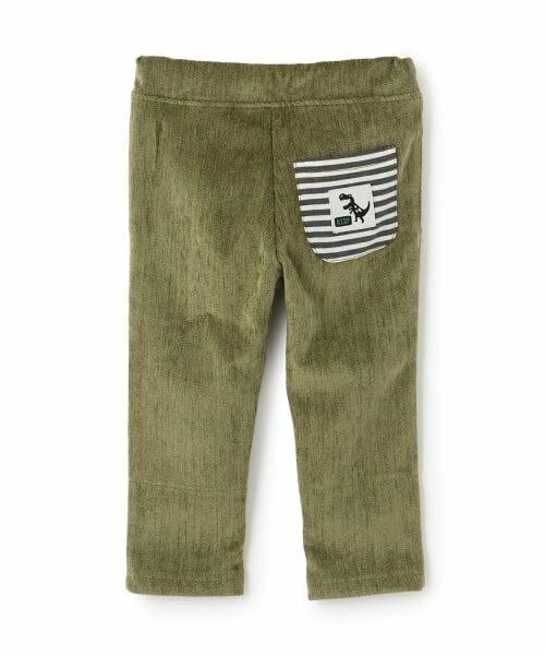 kladskap / クレードスコープ その他パンツ | 恐竜刺しゅうロング丈テーパードパンツ | 詳細1