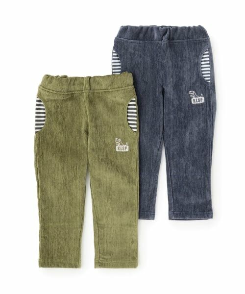 kladskap / クレードスコープ その他パンツ | 恐竜刺しゅうロング丈テーパードパンツ | 詳細10