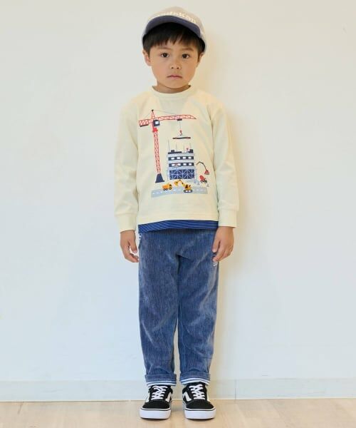 kladskap / クレードスコープ その他パンツ | 恐竜刺しゅうロング丈テーパードパンツ | 詳細14