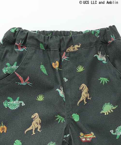 kladskap / クレードスコープ ショート・ハーフ・半端丈パンツ | 【JURASSIC】恐竜総柄5分丈パンツ | 詳細2
