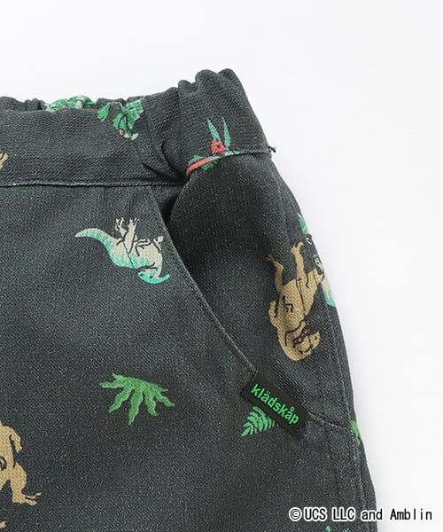 kladskap / クレードスコープ ショート・ハーフ・半端丈パンツ | 【JURASSIC】恐竜総柄5分丈パンツ | 詳細4