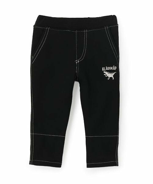 kladskap / クレードスコープ その他パンツ | 【人気商品再入荷】【直営店で取り扱い無し】恐竜ワンポイントパンツ（黒）