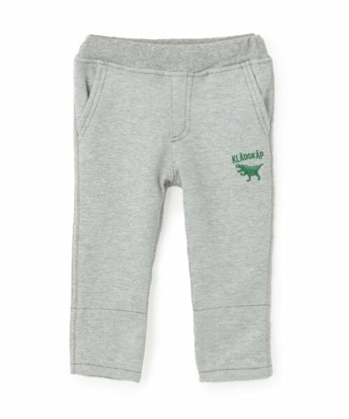kladskap / クレードスコープ その他パンツ | 【人気商品再入荷】【直営店で取り扱い無し】恐竜ワンポイントパンツ（トップ グレー）