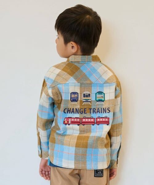 kladskap / クレードスコープ シャツ・ブラウス | 電車刺しゅう長袖チェックシャツ | 詳細11