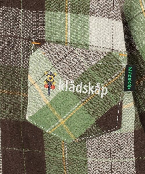 kladskap / クレードスコープ シャツ・ブラウス | 電車刺しゅう長袖チェックシャツ | 詳細3