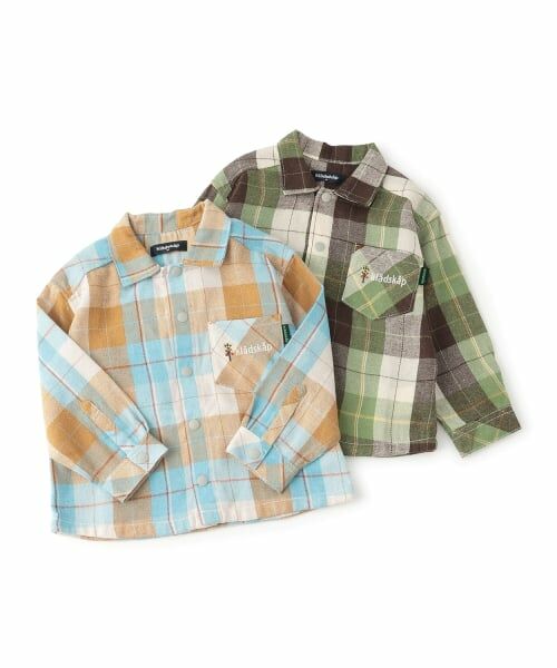 kladskap / クレードスコープ シャツ・ブラウス | 電車刺しゅう長袖チェックシャツ | 詳細7