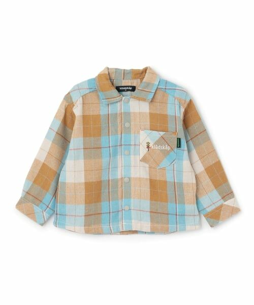 kladskap / クレードスコープ シャツ・ブラウス | 電車刺しゅう長袖チェックシャツ | 詳細8