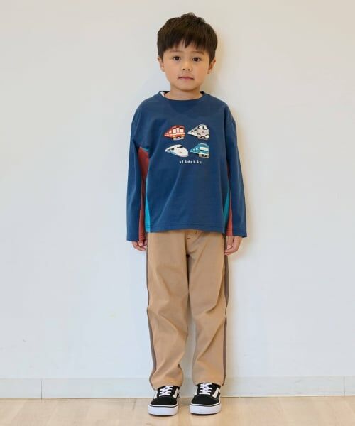 kladskap / クレードスコープ Tシャツ | 電車アップリケ長袖Tシャツ | 詳細15