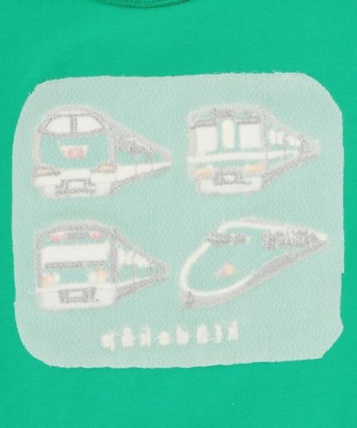 kladskap / クレードスコープ Tシャツ | 電車アップリケ長袖Tシャツ | 詳細4