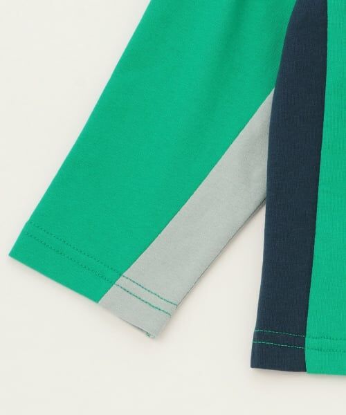 kladskap / クレードスコープ Tシャツ | 電車アップリケ長袖Tシャツ | 詳細5