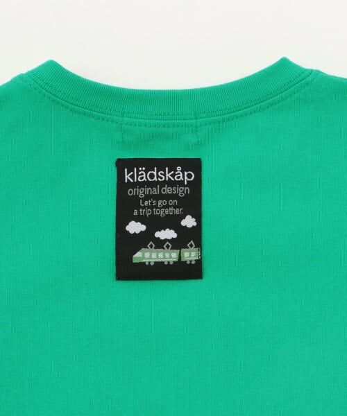 kladskap / クレードスコープ Tシャツ | 電車アップリケ長袖Tシャツ | 詳細6