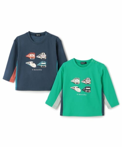 kladskap / クレードスコープ Tシャツ | 電車アップリケ長袖Tシャツ | 詳細8