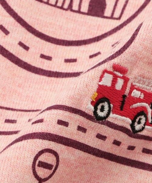 kladskap / クレードスコープ Tシャツ | 働く車と道路長袖Tシャツ | 詳細7