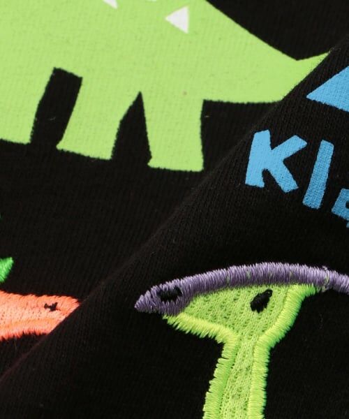 kladskap / クレードスコープ Tシャツ | 恐竜アップリケ長袖Tシャツ | 詳細9