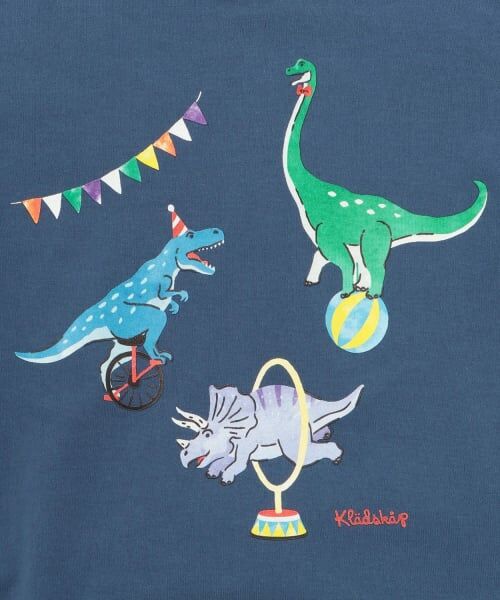 kladskap / クレードスコープ Tシャツ | サーカスザウルス/恐竜長袖Tシャツ | 詳細3
