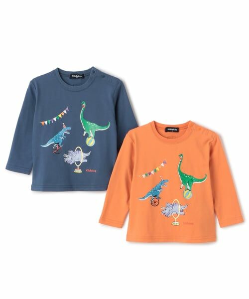 kladskap / クレードスコープ Tシャツ | サーカスザウルス/恐竜長袖Tシャツ | 詳細7