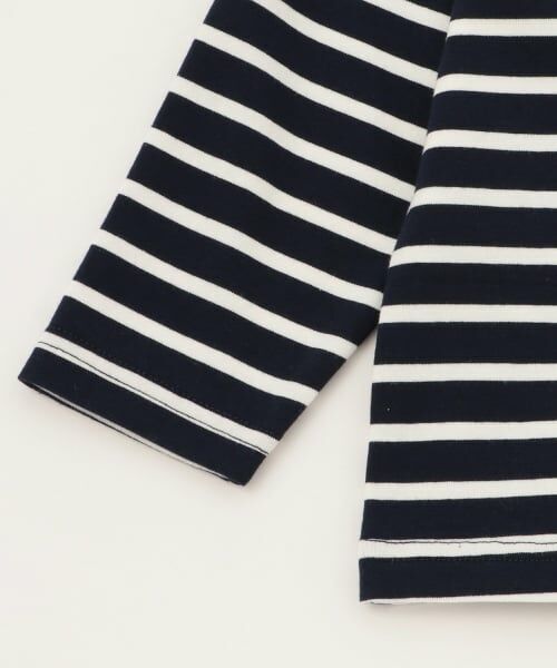 kladskap / クレードスコープ Tシャツ | 恐竜胸ポケットボーダー長袖Tシャツ | 詳細6