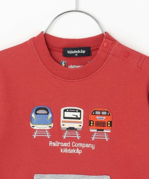 kladskap / クレードスコープ スウェット | 正面電車配色トレーナー | 詳細2