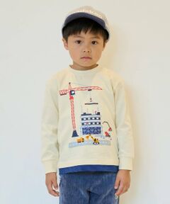 kladskap / クレードスコープ Tシャツ | 働く車工事中長袖Tシャツ