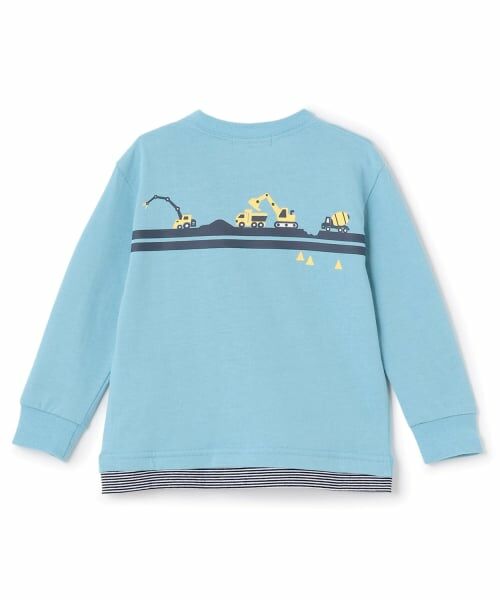 kladskap / クレードスコープ Tシャツ | 働く車工事中長袖Tシャツ | 詳細1