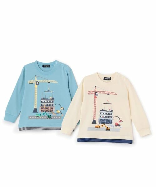 kladskap / クレードスコープ Tシャツ | 働く車工事中長袖Tシャツ | 詳細10