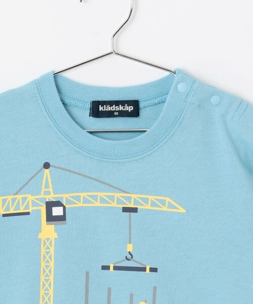 kladskap / クレードスコープ Tシャツ | 働く車工事中長袖Tシャツ | 詳細2