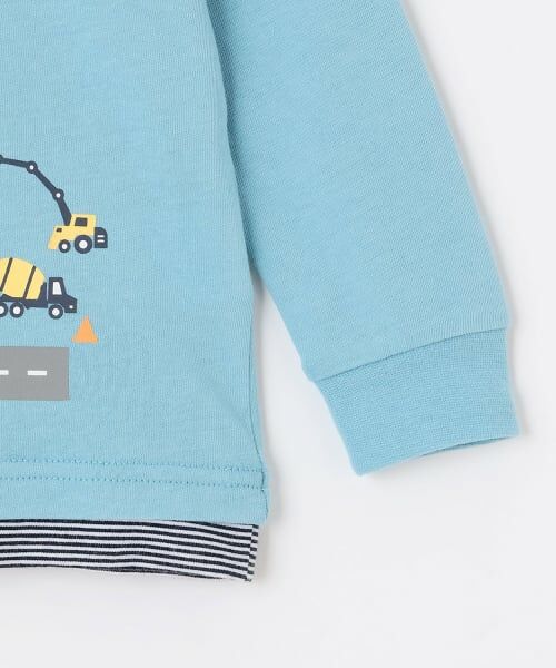 kladskap / クレードスコープ Tシャツ | 働く車工事中長袖Tシャツ | 詳細3