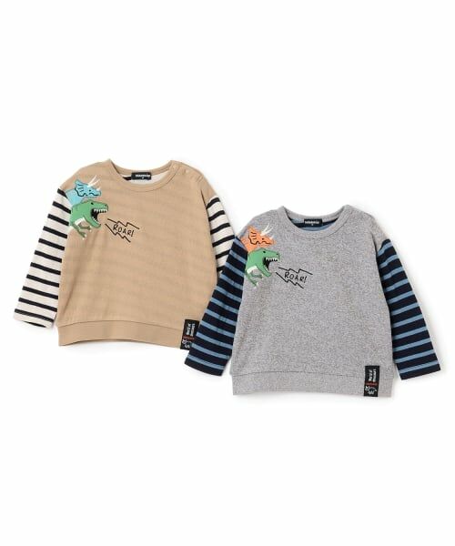 kladskap / クレードスコープ Tシャツ | 恐竜接結長袖Tシャツ | 詳細11