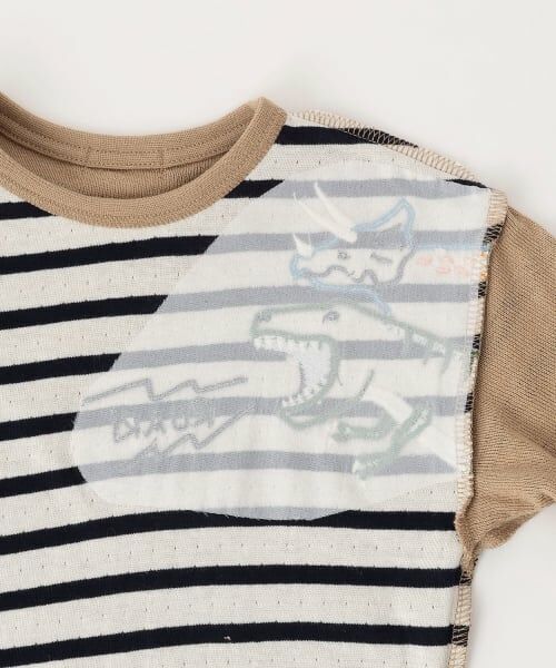 kladskap / クレードスコープ Tシャツ | 恐竜接結長袖Tシャツ | 詳細4