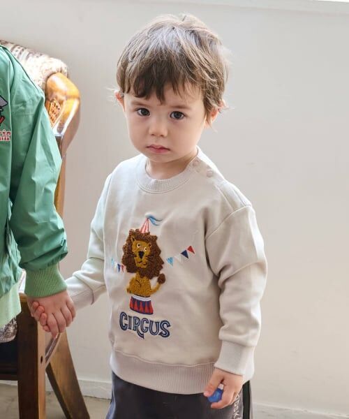 kladskap / クレードスコープ スウェット | サーカスライオントレーナー（薄ベージュ）