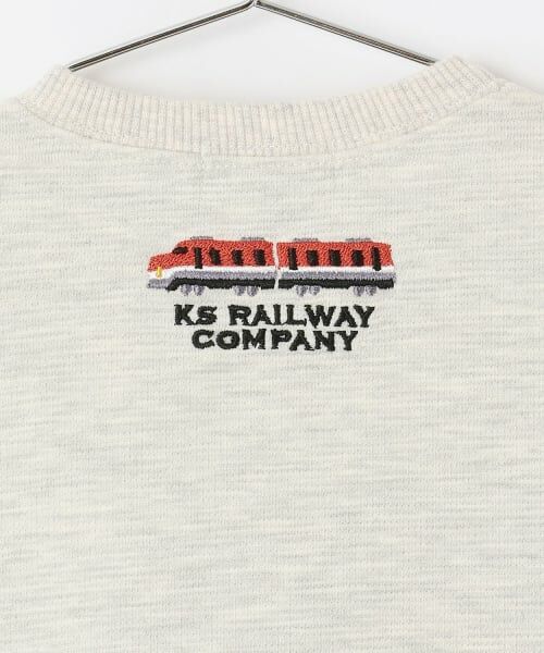 kladskap / クレードスコープ スウェット | 電車アップリケベストレイヤード風プルオーバー | 詳細5